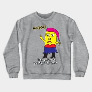 Munions(Edgy Min*ons) #1 Crewneck Sweatshirt